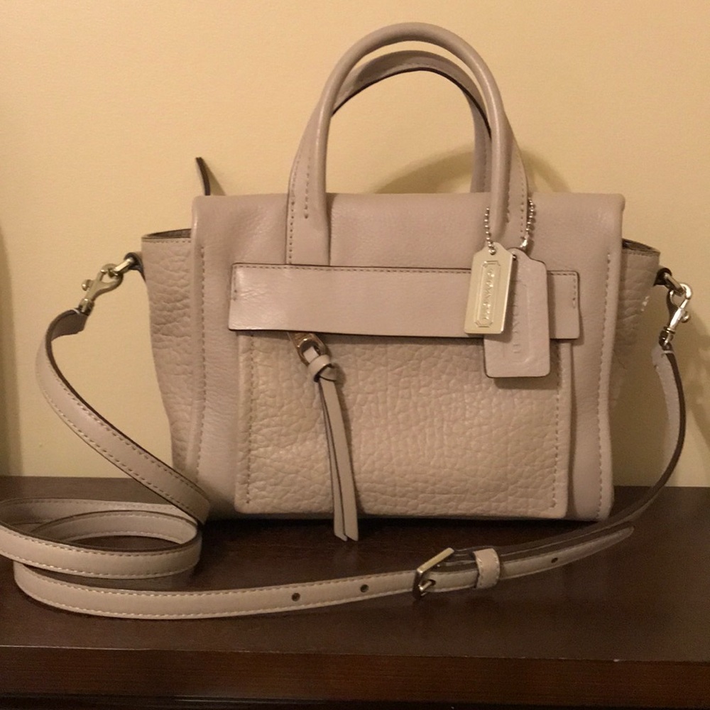 Coach Bleecker leather mini Riley